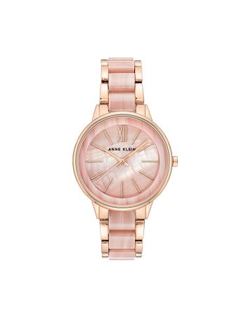 Anne Klein Marbleized Resin Bracelet Watch Best Sellers Pink | PSGER99294