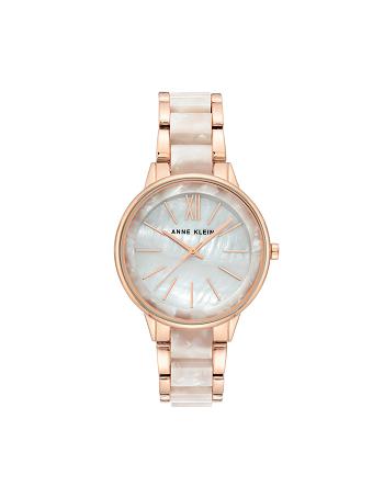 Anne Klein Marbleized Resin Bracelet Watch Best Sellers White | SGJZR81853
